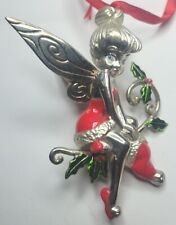 Lenox Disney Collection Santa's Little Helper Tinkerbell Christmas Ornament picture