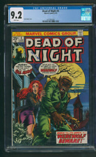 Dead of Night #4 CGC 9.2 White Pages Marvel Comics 1974 Horror picture