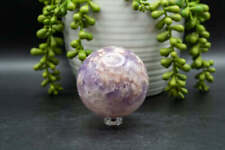 Pink Amethyst w/Flower Agate Sphere 2.5
