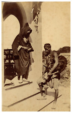 Morocco, Tangier Vintage Print, Albumin Print 22x14 Circa 1890 <div style picture