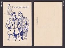 GERMANY, Postcard, Mensch jetzt hangste, Propaganda, WWI picture
