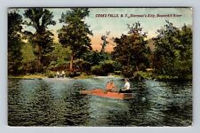 Cooks Falls NY-New York, Beaverkill River, Sherman's Eddy, Vintage Postcard picture
