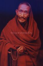 HOLY MAN Buddhist Monk TIBET Found SLIDE Photo VINTAGE Found 35mm 37 T 1 H picture