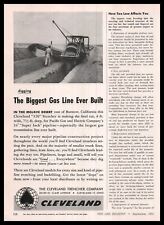 1954 Cleveland Trencher Co Photo Barstow California Mojave Desert Photo Print Ad picture