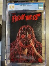 Friday the 13th Bloodbath #1 Red Foil Leather Variant CGC 9.9 Mint Avatar 2005 picture