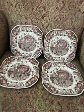 Johnson Brothers His Majesty  Square Salad Plate 3950382 Set Of 4, 7.5inch picture