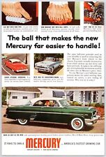 1954 Mercury Monterey Green Classic Car Ford Motors MCM 50s Art Vintage Print Ad picture