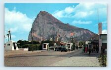 Postcard Gibralter c1950s North View Rock British & Spanish Frontier Posts H9 picture