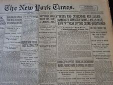 1926 AUGUST 13 NEW YORK TIMES - STEVENS AND CARPENDER ARE JAILED - NT 6603 picture