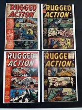 Rugged Action Complete Series #s 1, 2, 3, 4 (1954-55, Atlas) Tough Run picture