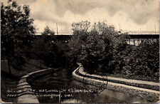 Wilmington Delaware DE South Race Washington St. Bridge Vintage 1909 Postcard picture