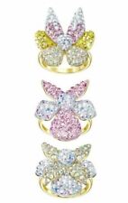 Swarovski Light Orchid Ring Set of 3 Butterflies Size 55/7/M 5400625 NIB$299 picture