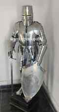 medieval temlar armour knight wearable suit of armor crusader battle full body picture