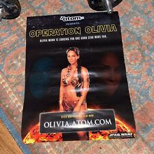 Atom“Operation Olivia” Munn Star Wars Fan Movie Challenge Promo Poster Very Rare picture