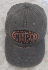 NHRA CHAMPIONSHIP DRAG RACING Hat Cap Strap back Distressed Hot Rod Association picture