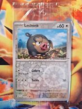Lechonk Reverse Holo Pokemon Center Sealed Promo Pokemon Card, 155/198 picture