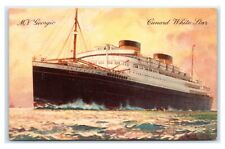 Postcard MV Georgic - Cunard White Star T13 picture