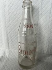 Vintage SUNBRITE Beverage Hilo Hawaii Island ACL Crown Top Soda Bottle 7 OZ picture