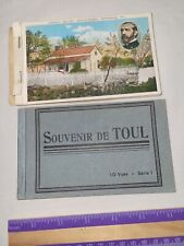 Lot of 2 Vintage Post Card Picture Books 1 Complete Souvenir De Toul picture