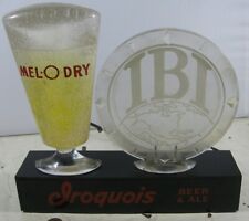 Vintage 1940's I B I Mel-O-Dry Iroquois Beer & Ale Bar Light Buffalo, NY picture
