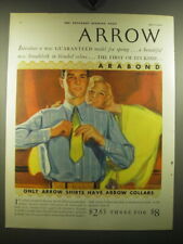 1930 Arrow Shirts Ad - art by Hayden Hayden picture