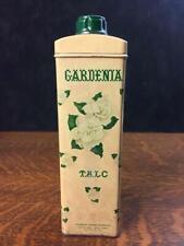 Antique Vtg Gardenia Talc Talcum Powder Tin Pickwick Cosmetic Corp New York NY picture