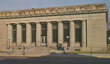 Post Office Federal Building Tiffin Ohio Architecture Chrome Vintage Post Card picture