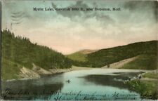 1907. MYSTIC LAKE, NEAR BOZEMAN, MONT. POSTCARD II5 picture
