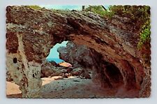 Tuckers Town Bermuda Scenic Coastal Beachfront Chrome Cancel WOB Postcard picture