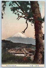 Japan Postcard Fuji from Iwabuchi Mountain View c1910 Antique Unposted picture