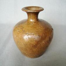 Old Karatsu Sake Bottle Cup Ware Momoyama Early Edo Period picture