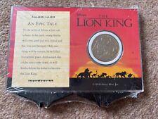 NEW SEALED DISNEY  LING KING 1995 Limited Edition Commemorative Medal Free Post picture