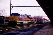 Original Train Slide 35mm 1999 CSX 683 Locomotive & Train Garrett IN ba17 picture