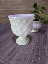 Vintage E.O. Brody Textured Pedestal Vase. 6.5in Tall picture