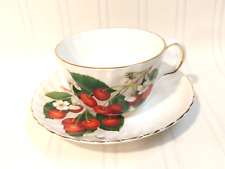 Adderley Cherry Ripe Fine Bone China Teacup and Saucer picture