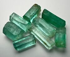 15 CT Well Terminated Top Quality Green Panjsher Emerald Transparent Crystal Lot picture