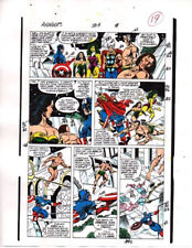 Original 1989 Avengers color guide art:Thor,Captain America,Sub-Mariner,She-Hulk picture