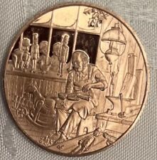 1976 Donald Everhart Coin The Toymaker's Shop Design By Yves Beaujard Christmas picture