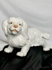 White King Charles Spaniel 14” Length 8” Height picture