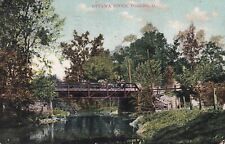 VINTAGE Toledo Ohio 1907 Postcard Scene Near White City Bridge DIVIDED BACK picture