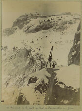 Fort de Randouillet in winter. Alpine Hunters. Near Briançon. Hautes-Alps. See picture