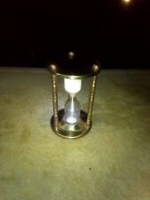 Vintage Small Copper Hour Glass Sand Timer picture