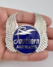 RARE SOUTHERN AIRWAYS GROUND AGENT CAPTIN CAP BADGE PIN WING picture
