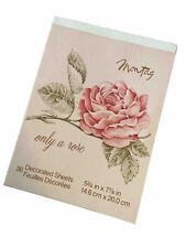 Montag Vintage “Only A Rose” Stationery Pad 31 Sheets 1979 Mead Corporation picture