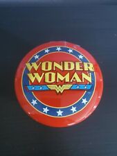 Wonder Woman Logo Ceramic Trinket Box - Vandor 2002 picture