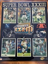 vintage football clock Super Bowl XXXIII.       Falcons Vrs Broncos ￼ picture