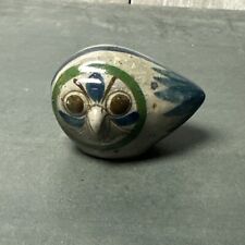U4 Jorge Wilmot Tonala Style Owl Figurine Mexican Folk Art Pottery picture