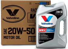 Valvoline VR1 Racing SAE 20W-50 High Performance High Zinc Motor Oil 5 QT, 3pack picture