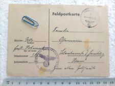 WW2 Germany Feldpost 38271 Postcard 09. 9. 1940 Stamp WWII Original picture