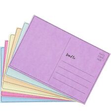 48Pcs 6 Assorted Colors Mailable Postcards 6